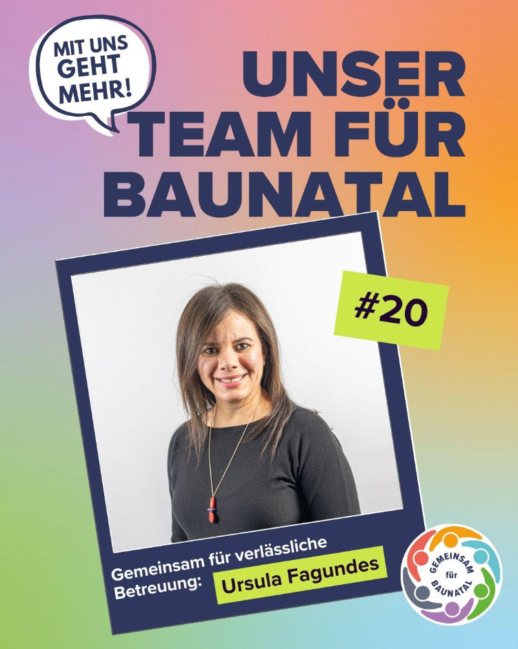 Ursula Fagundes ist selbständige Kindertagespflegeperson und lebt mit ihrer Familie in Guntershausen, wo sie auch tätig ist.
