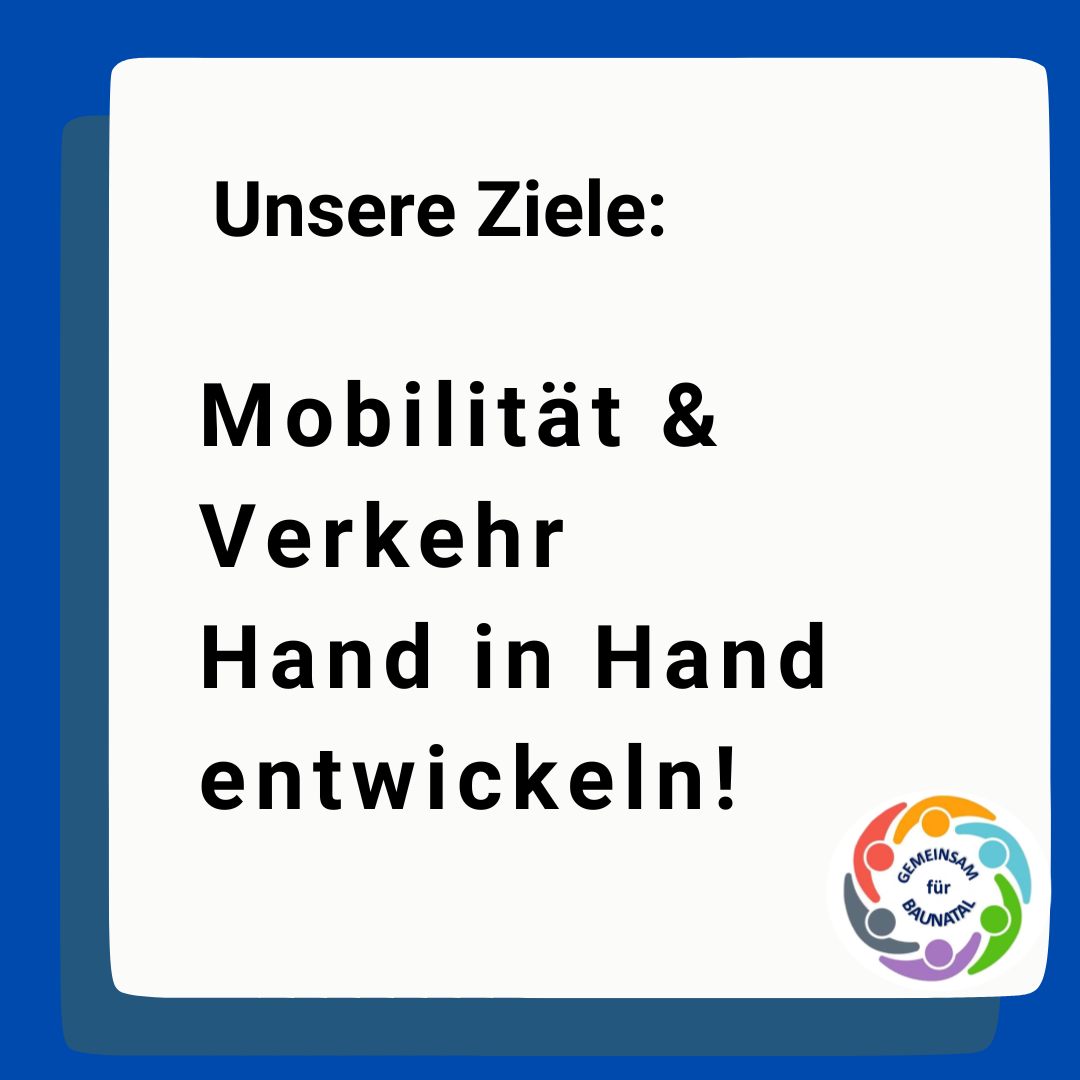 GEMEINSAM für BAUNATAL - Unsere Ziele GEMEINSAM für BAUNATAL - Unsere Ziele