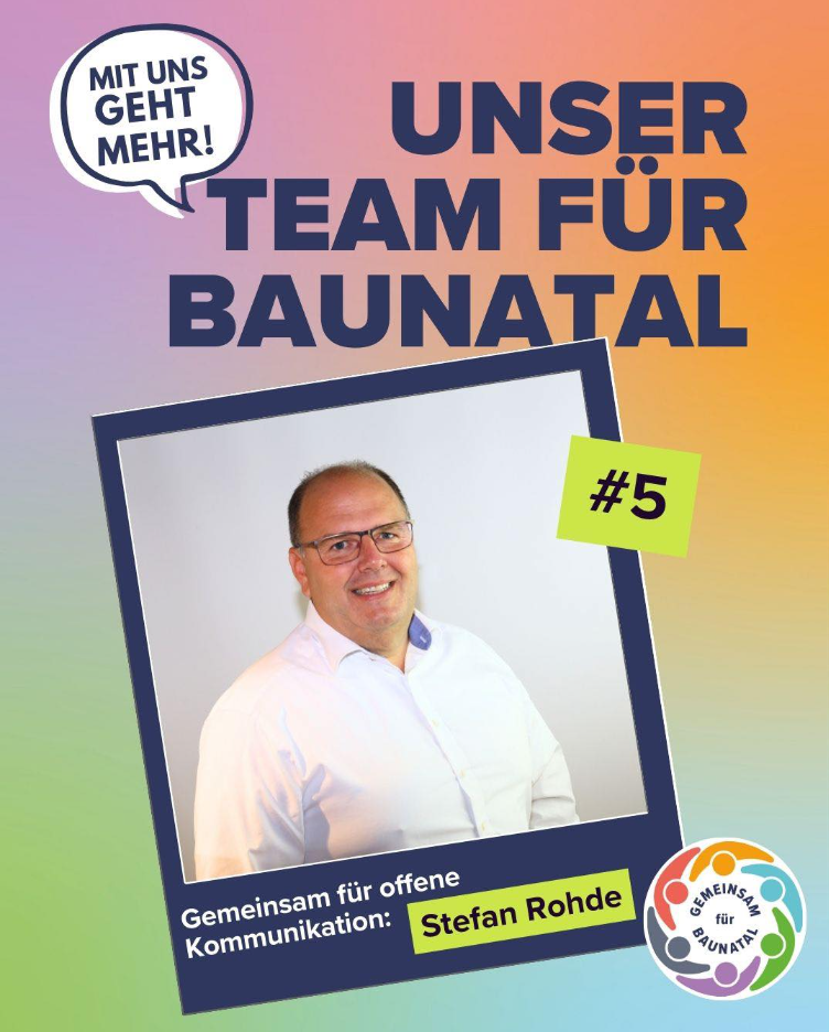 Stefan Rohde lebt mit seiner Familie in Kirchbauna.