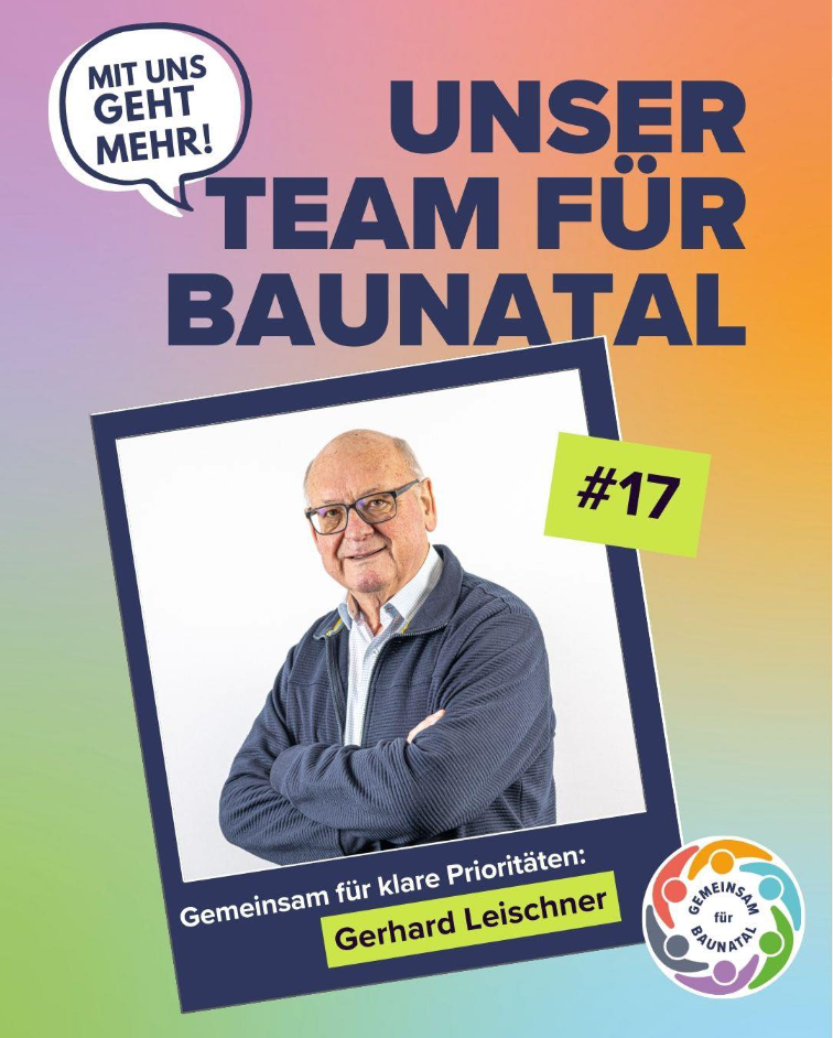 Gerhard Leischner bringt viele Jahre Verwaltungserfahrung mit und kennt die Strukturen und Herausforderungen Baunatals sehr gut.