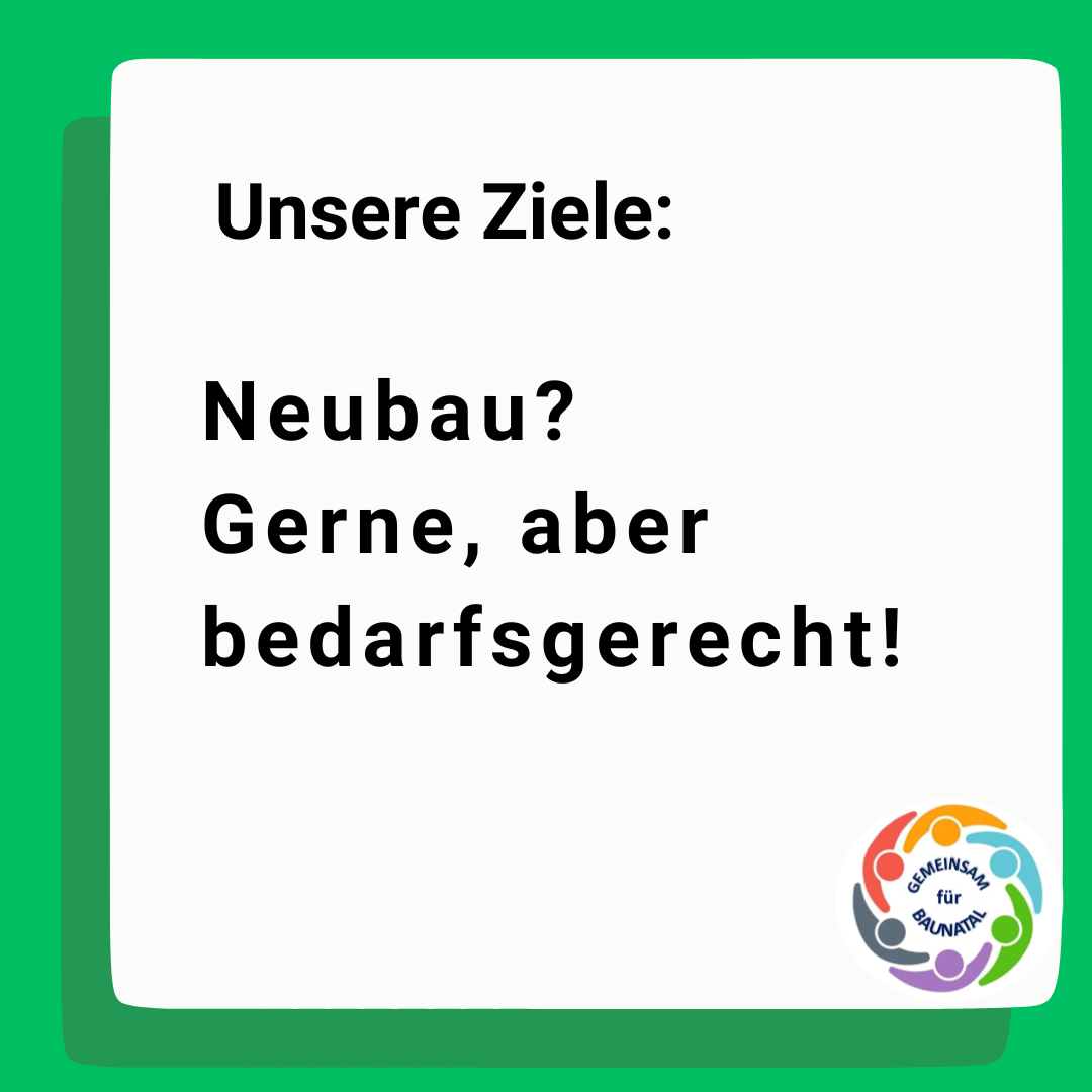 GEMEINSAM für BAUNATAL - Unsere Ziele GEMEINSAM für BAUNATAL - Unsere Ziele