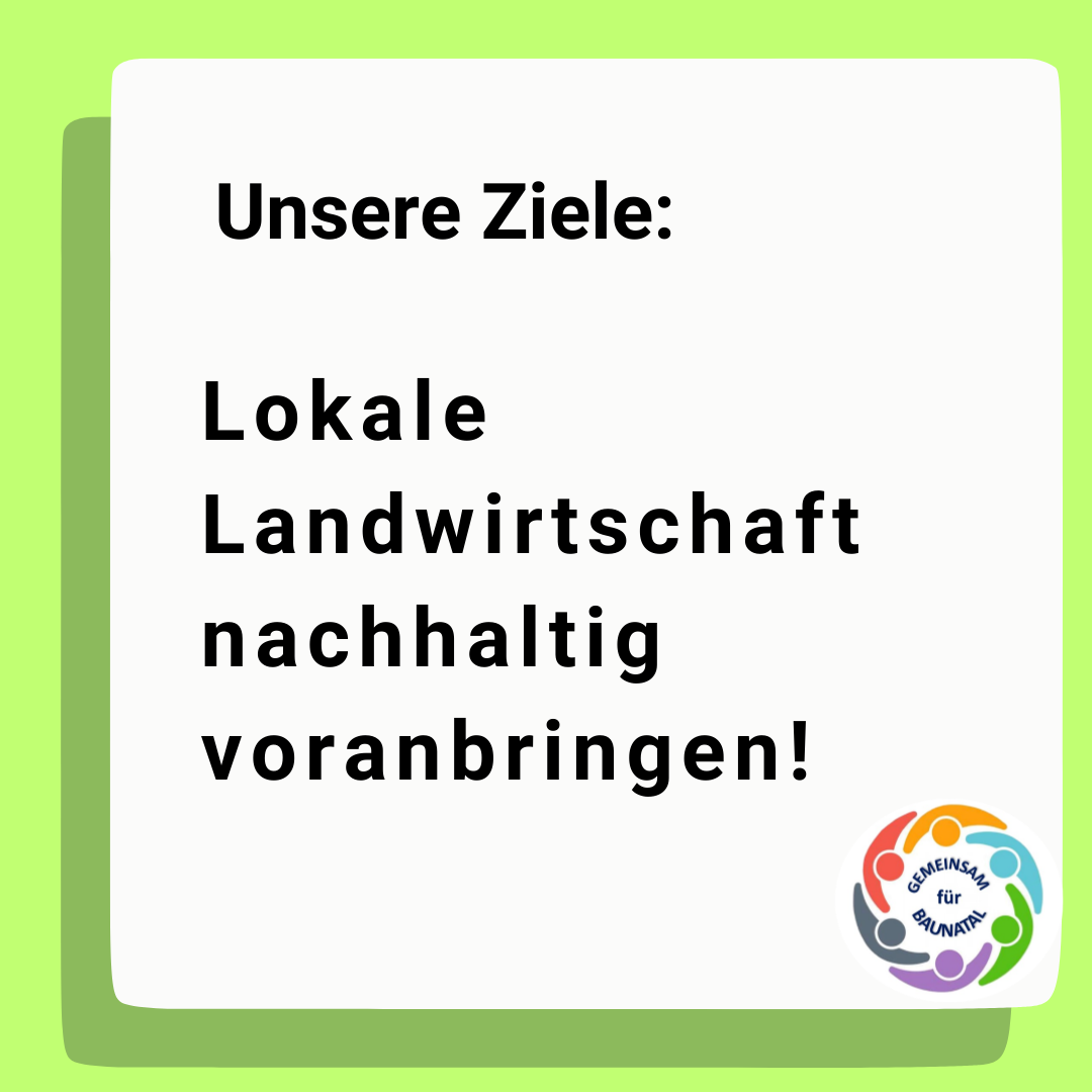 GEMEINSAM für BAUNATAL - Unsere Ziele GEMEINSAM für BAUNATAL - Unsere Ziele